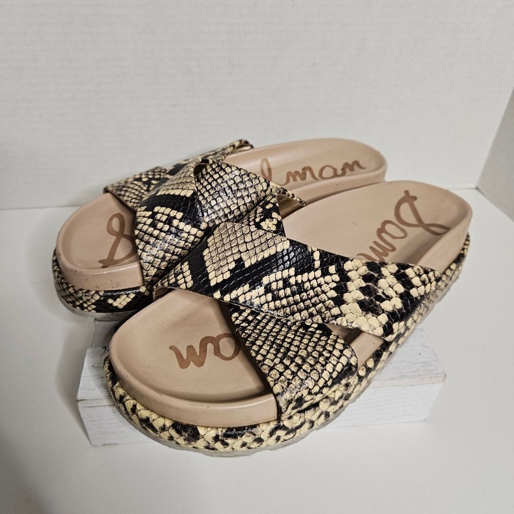 Sam Edelman Snake Print Sandals